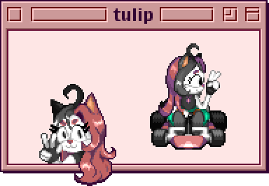 Tulip the Cat spinning in a go-kart